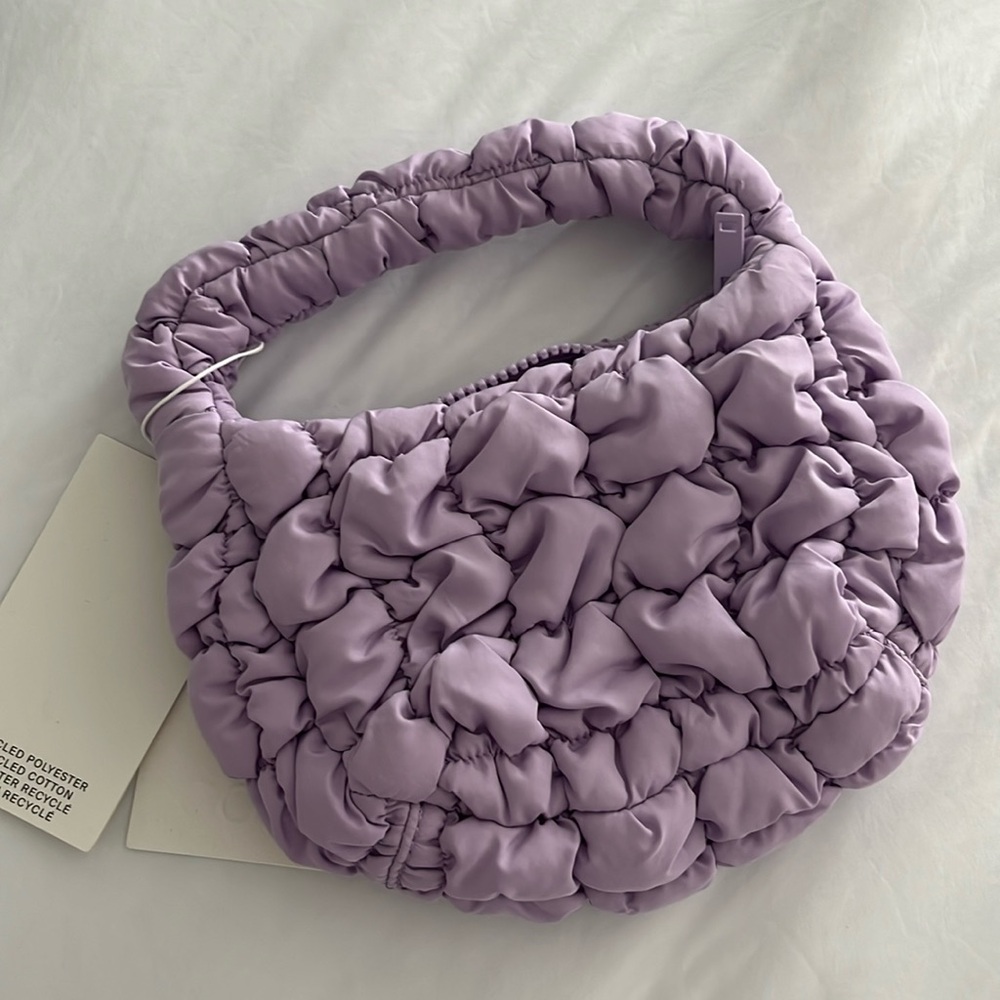 COS Lavender Quilted Micro Bag